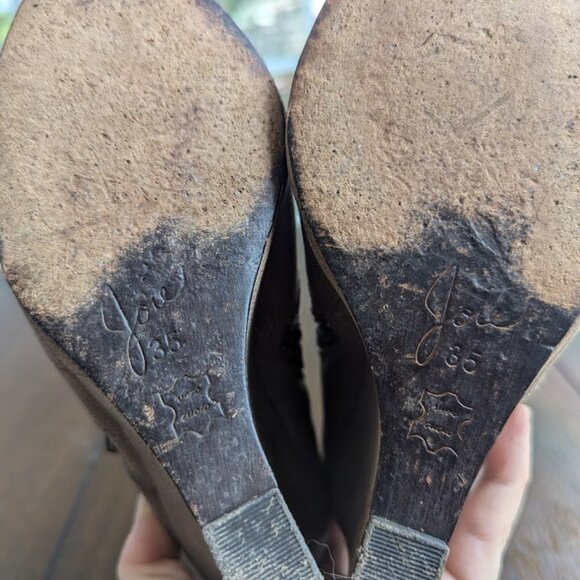 Joie tan leather wedge boots - Picture 4 of 4